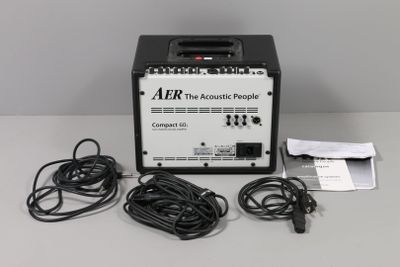 the acoustic people compact guitar amplifier with power cord and accessories