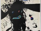une image représentant un tableau d'un homme portant un chapeau bleu sur la tête