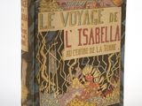 un vieux livre avec l'image d'une femme