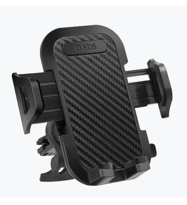 un gros plan d'un support pour téléphone portable sur fond blanc