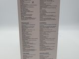 the back of a box with a label of a product on it