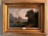 a picture of a painting hanging on the wall