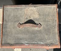 Malle de voyage de la fin XIXe ou début XXe en bois recouver… (photo 2)