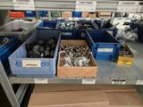 many boxes of tools on the shelf in the store
