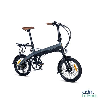 a close up of a bicycle with a seat and a handlebar