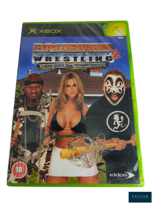 la jaquette d'un DVD de jeu de catch représentant une femme en bikini