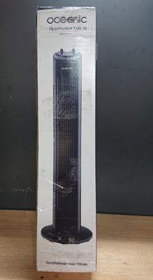 Ventilateur colonne OCEANIC - 40W - Hauteur 78 cm - 3 vitess…