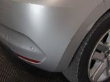 a close up of a car ' s front bumper
