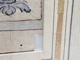 a picture of a painting on the wall of a building