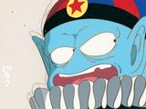 animation représentant un homme bleu avec une étoile rouge sur la tête