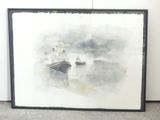 une photo d'une photo d'un bateau dans l'eau