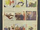 an old french comic book with pictures of people and animals