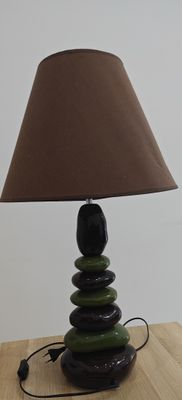 Lampe galets hauteur 76cm (Vente Judiciaire)