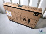 a cardboard box that has a picture of a cat on it