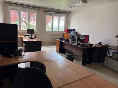 EXT - 2 bureaux d'angle en stratifé faux bois hêtre clair 1 …