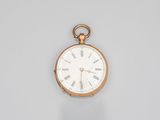 an antique pocket watch with roman numerals and roman numerals on the face