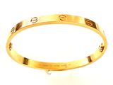 Bracelet « Love » rigide Cartier en or jaune 18 carats