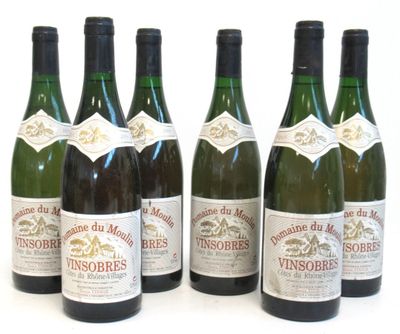 6 Blles CÔTES DU RHÔNE VILLAGES blanc Vinsobres Dom. du Moul… - Photo 1