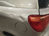 a close up of a car ' s tail light and tail light