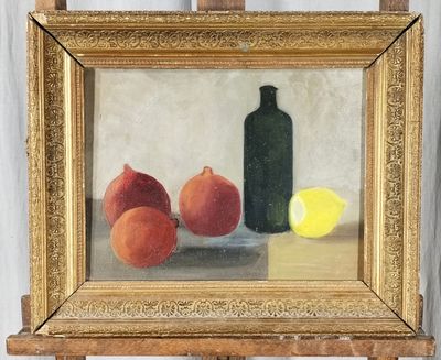 Yvette PINSON-CORMIER. Huile sur toile.