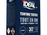 teinture textile tout-en-un idéale : colorant, fixateur, sel
