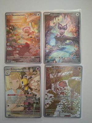 "Collection-PokÉMon-Cartes : Lot DE 4 Cartes Pokemon