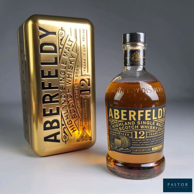 aberfeldy 12 year old single malt scotch whisky