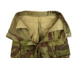 camouflage cargo shorts with pockets and zippers on the side
