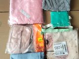 a box with many different items in it on a table