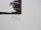 a picture of a black and white drawing of a cat