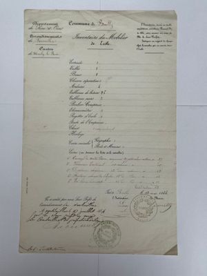 un gros plan d'un morceau de papier sur lequel on a écrit