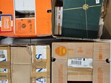 many boxes that are stacked on top of each other
