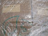 two packages wrapped in plastic sitting on a table