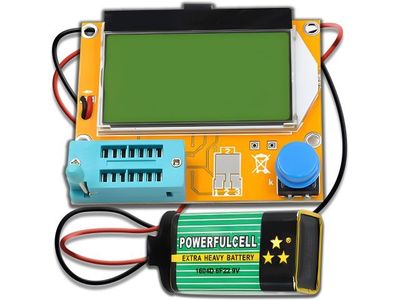 un gros plan sur un petit appareil électronique avec un écran vert