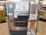 a cart that has a lot of boxes in it
