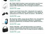 a screenshot of a cell phone with a bunch of headphones on it
