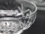 a glass bowl that has a toothbrush in it