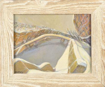 une photo d'une photo d'un tableau dans un cadre