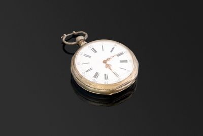 Montre à cylindre signée ‘Lebeau à Montmirail’, en argent, f…