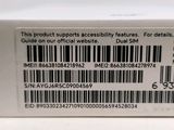 the back of a white box with a barcode on it