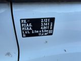 a close up of a sign on a car ' s door