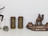 a lot of different items that are sitting on a shelf