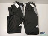 a close up of a pair of black pants on a table