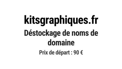 Nom de domaine kitsgraphiques.fr.