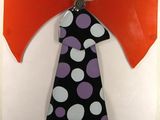 a picture of a tie hanging on a wall