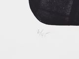 a drawing of a black cat sitting on a white surface