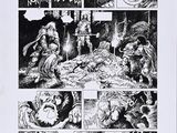 an image of a black and white comic strip with a comic strip in the middle of it