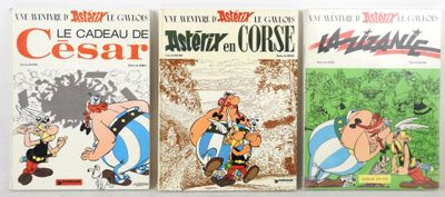 ASTERIX. 3 vols. La Zizanie, 1970, Astérix en Corse, 1973 et…