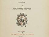 an old book with a picture of a man on it