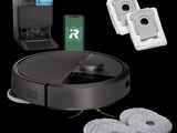 un robot branché à un chargeur et à un téléphone